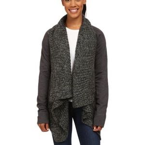 Prana Demure Cardigan Gray
